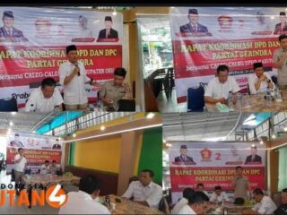 Siap Menangkan Pemilu 2024, DPD Gerindra Sumsel Bersama DPC Gerindra OKU Gelar Rapat Koordinasi