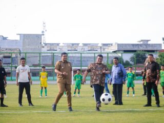 Lapangan Gajah Mada Diresmikan, Insan Olahraga Nilai Bobby Nasution Senantiasa Berikan Perhatian