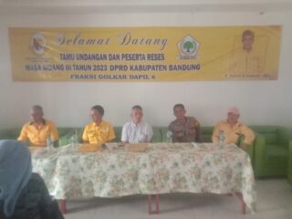 Reses Anggota DPRD Kabupaten Bandung H. Firman B Sumantri MBA, Tampung Aspirasi warga di Desa Serangmekar