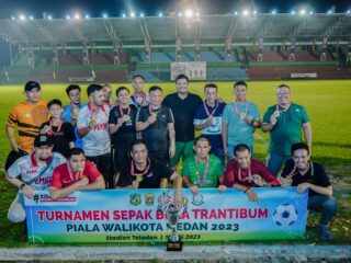 Perkuat Kolaborasi Lalui Turnamen Sepakbola Trantibum