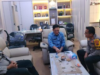 Kunjungan Kerja Kapolres Bangka Barat Ke Pemkab Bangka Barat Wakil Bupati Dukung Polres Amankan Porprov VI.