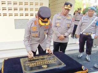 Kapolrestabes Kombes Pol Valentino Resmikan Pos Penjagaan Mako Polrestabes Medan