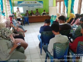 Babinsa Desa Cidolog Koramil 0622-11/Sagaranten Menghadiri Pelatihan Petani Milineal Pemula Program YESS