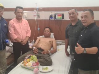 Ketua PAC PP Medan Area Masuk Rumah Sakit Haji, Ketua Pewarta Datang Menjenguk