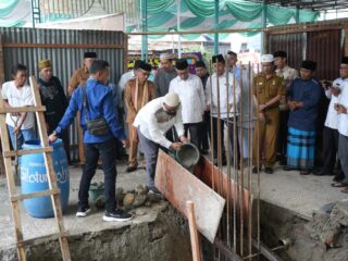 Pemko Medan Apresiasi Peletakan Batu Pertama Renovasi Masjid Hj. Siti Fatimah