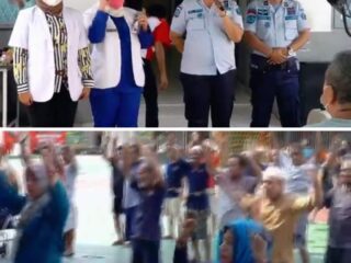 Rutan Kelas I Medan Laksanakan Kegiatan Pemeriksaan kesehatan WBP Lansia Bekerjasama dengan Puskesmas Helvetia Medan