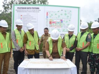 Bupati Tapsel Lakukan Peletakan Batu Pertama Pembangunan RSUD Pintu Padang