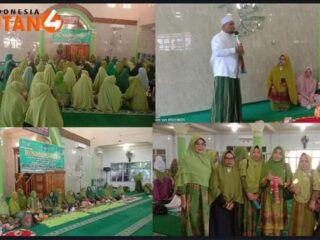 Mempererat Jalinan Silaturahmi, Muslimat NU Ranting Sukajadi Gelar Pengajian Rutin Ibu - Ibu di Masjid Ash - Sulthon KPR TGI Baturaja