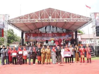 Hut ke-17 Kecamatan Tanjung sari Nanang Resmikan Semarak Tanjung sari Fair