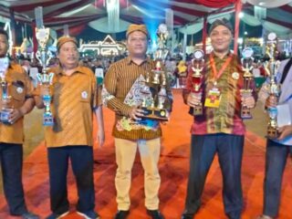 Ketua Pujakesuma Rianto S.H, M.A.P Terima Juara Umum Etnis Jawa di PSBD Asahan Ke-V