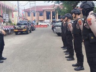 Jelang Pilkades Polres Padangsidimpuan terjunkan Tim Patroli Presisi Sat Samapta
