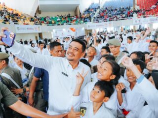 Buka Open Tournament Karate U-21 IMT-GT Cup,  Bobby Nasution: Kembangkan Potensi & Mental Bertarung