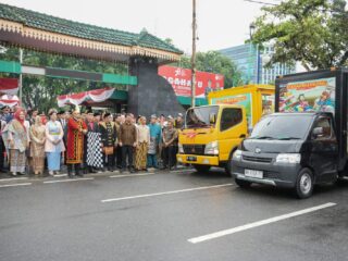 Bobby Nasution Launching Mobil Pasar Murah Keliling, Layani 21 Kecamatan Setiap Harinya