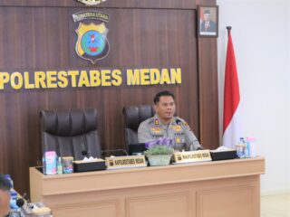 Presiden RI Datang ke Medan, Wakapolrestabes Medan Beri Arahan ke Perwira