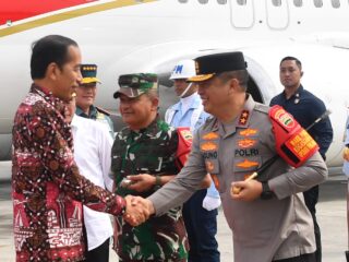 Kapolda Sumut Sambut Kunker Presiden Jokowi di Sumut
