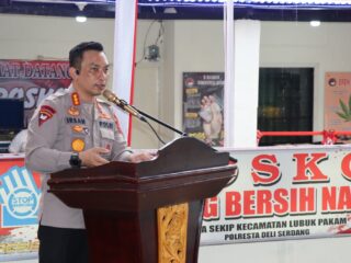 Forkopimda Kabupaten Deli Serdang resmikan Posko Kampung Bersinar di Lubuk Pakam