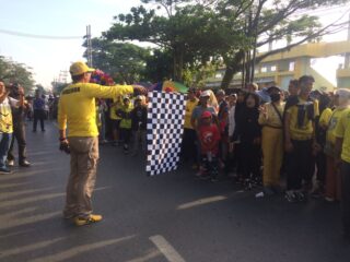 Widi Gunawan : Jalan Santai Bersama Warga Banjarmasin Barat Sekaligus Untuk Rayakan Harjad Prov.Kalsel Dan HUT Kemerdekaan RI Ke-78