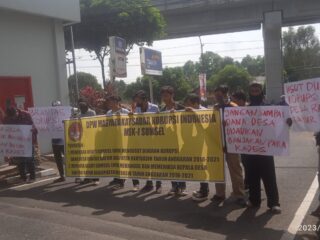 LSM Masyarakat Sadar Korupsi Sumatera Selatan mendesak Kejati Tuntaskan Perkara Dugaan Korupsi