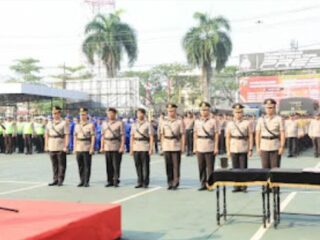 Kepolisian Resort Kota Banjarmasin Gelar Upacara Serah Terima Jabatan (Sertijab)