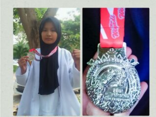 Siswa MTs N 2 Lampung Selatan Mengharumkam Sekolah Meraih Medali Perak di Ajang Kejuaraan Karate