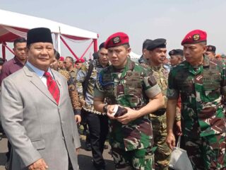 Menhan Prabowo Tetapkan 2.497 Komcad TNI Tahun 2023 di Pusdiklat Kopassus Batujajar