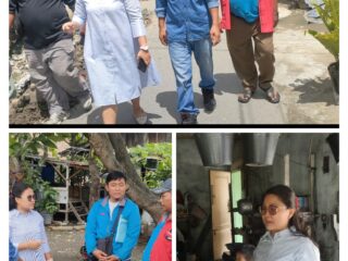 Margaret M.S Anggota DPR Kota Medan Dari PDI Perjuangan Meninjau Pemasangan Pipa Air PAM di Lingkungan 18 dan 19 Tanjung Mulia Hilir