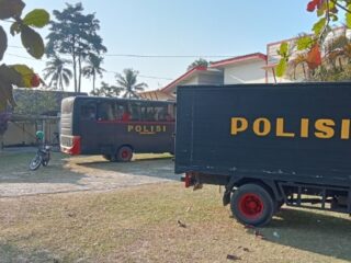 Satu Pleton Brimob di Siagakan  Polda Lampung Pilkades di Palas