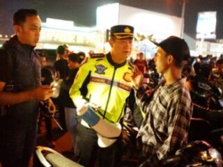 Gelar Patroli Skala Besar Dengan Represif, Polresta Bandung Aman 50 Unit Motor Dengan Knalpot Bising