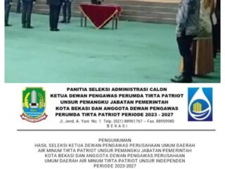 Kadishub Kota Bekasi Diduga Rangkap Jabatan Sebagai Dewan Pengawas BUMD Kota Bekasi, Pengangkatan Kadishub Kota Bekasi di Soal