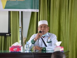 Pimpinan UPZ Kota Padangsidimpuan Ikuti Sosialisasi Sekaligus Penyerahan Amil Zakat Infaq dan Shodaqoh (ZIS) Semester l Tahun 2023.