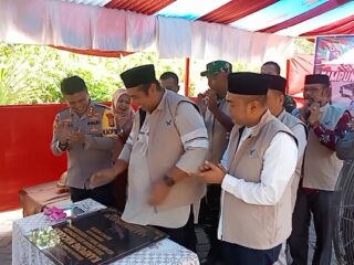Bupati Maros Launching Kampung Tangguh Bebas Narkoba Di Desa Lekopancing