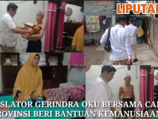 Tiga Tahun Terbaring Sakit, Legislator Gerindra OKU Dan Caleg Gerindra Provinsi Sumsel Sambangi Serta Berikan Bantuan Untuk Ibu Paniyem (79)