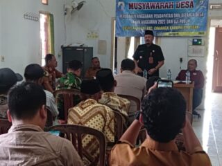 Pemdes Sarageni Melaksanakan Musyawarah Desa RKPdes Tahun 2024