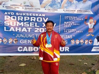 Keren, Pegawai LPKA Palembang Raih 3 Medali pada Porprov Sumsel