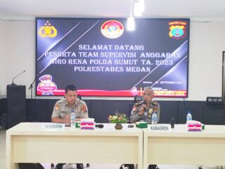Tim Supervisi Asistensi dari Rorena Kunjungi Polrestabes Medan