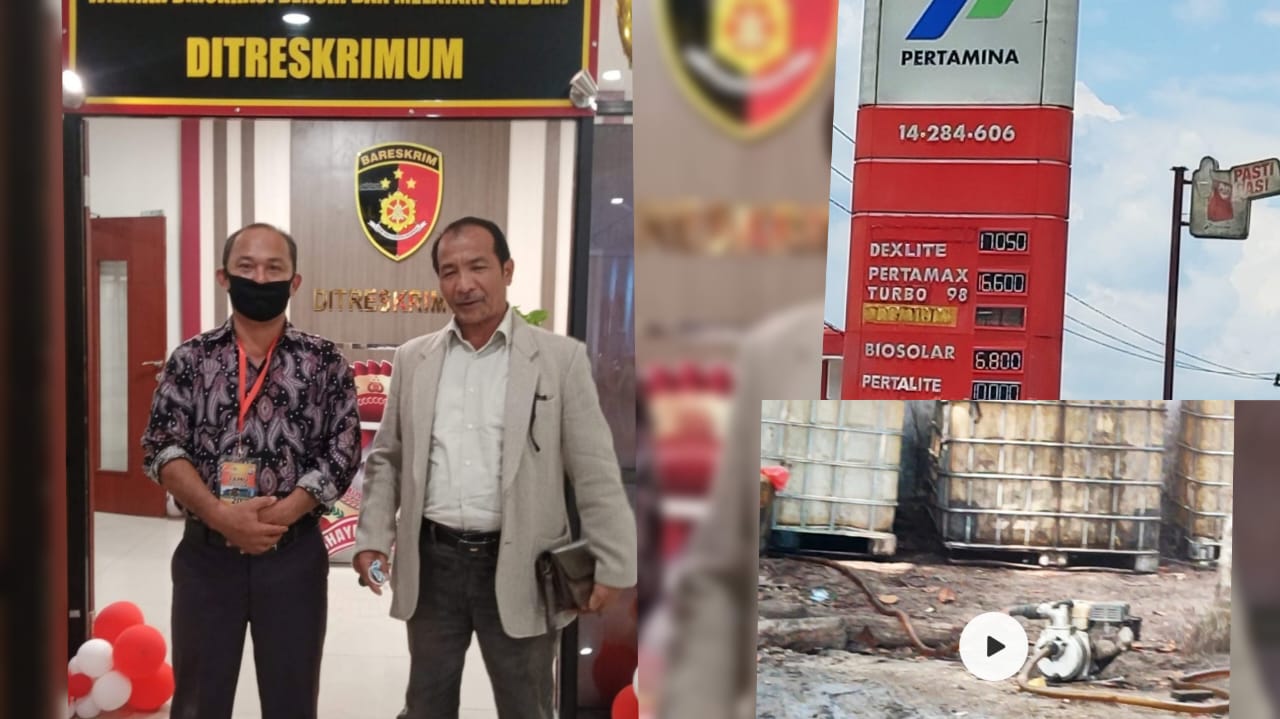 Freddy Simanjuntak Minta Polda Riau Tindak Tegas Yang Diduga Sindikat Mafia BBM Subsidi dan SPBU Perhentian Raja
