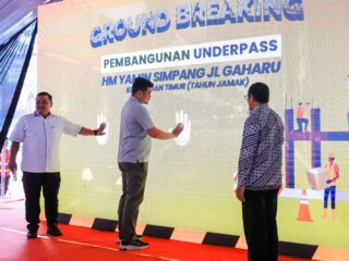 Bobby Nasution Groundbreaking Under Pass Pertama di Medan yang di Bangun Pakai APBD