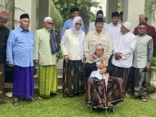 Prabowo Silaturahmi dengan Ulama NU Jatim di Surabaya