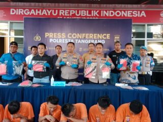 Tim Gabungan Polsek Panongan dan Satreskrim Polresta Tangerang Gerak Cepat Amankan Pelaku Perampokan Minimarket