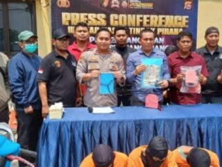 Kawanan Pelaku Curanmor Diringkus  Oleh Reskrim Polsek Panongan Polresta Tangerang