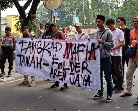 Warga Aren Jaya Bekasi Timur Keluhkan Lahan Folder Air Diduga Berbau KKN, AKAMSI GERUDUK PemKot Dan BPN Kota Bekasi