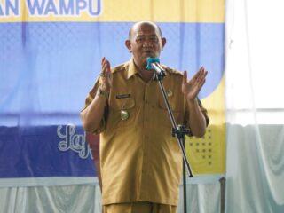 BKAD Kecamatan Wampu di kukuhkan, Syah Afandin: " berikan pelayanan 24 jam ke warga "