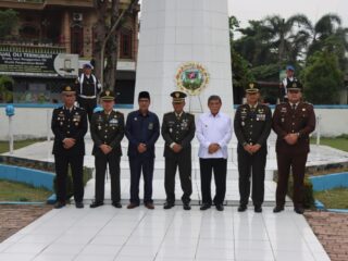 Mewakili Kapolresta Deli Serdang, Kabag SDM Ikuti Upacara Ziarah Nasional dan Tabur Bunga Menyambut HUT TNI ke-78