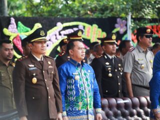 Bupati dan Wakil Bupati Labuhanbatu Hadiri Upacara Peringatan HUT TNI ke- 78