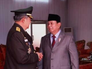 Ada Momen Akrab Prabowo dan SBY di HUT ke-78 TNI