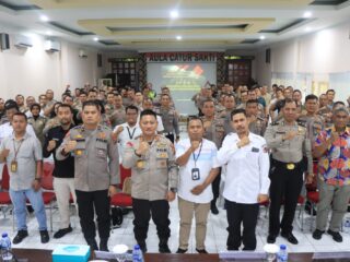 Polres Binjai Polda Sumut Laksanakan Latihan Pra Operasi Kepolisian Mantap Brata Toba 2023-2024