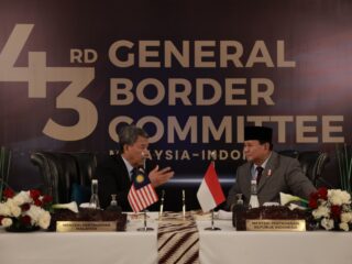 Prabowo: RI dan Malaysia Telah Aktifkan Lagi 14 Pos Perbatasan Pasca Covid-19