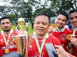 Pemko Medan Juara Sepakbola Komwil I APEKSI Setelah Bantai Pemko Lhokseumawe 6-1