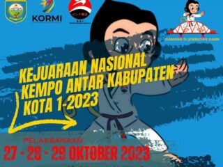 BKI Gelar Kejurnas Kempo Antar Kabupaten / Kota 1 Tahun 2023 di GOR Baturaja
