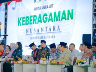 Bobby Nasution Bersama Wapres Hadiri Ikrar Rajut Keberagaman Nusantara